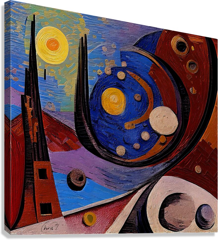 Starry Muse - signed  Canvas Print